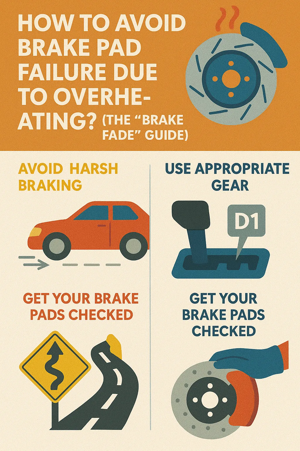 How to Avoid Brake Pad Failure Due to Overheating? (The "Brake Fade" Guide)